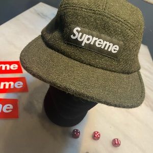 Supreme Wool Camp Cap olive SFW17